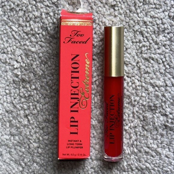 🌸HP 🌸Too Faced Lip Injection Extreme in Strawberry Kiss! - Picture 8 of 11